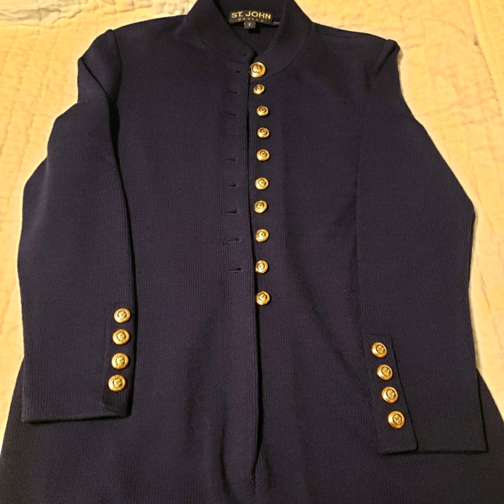 Designer Long Navy Blue jacket